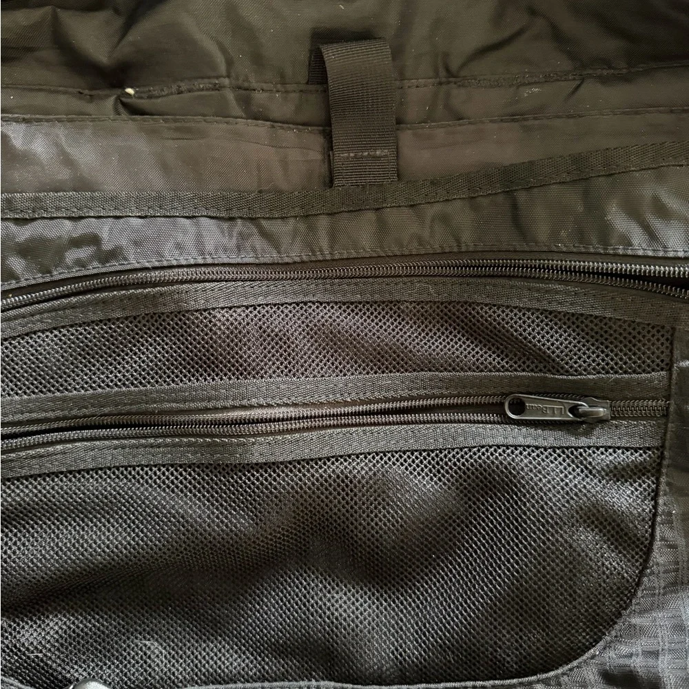 L.L. Bean Black Messenger Bag Tote